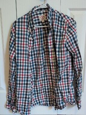 Brooks Brothers Check Button-Down in Blue, Navy & Red